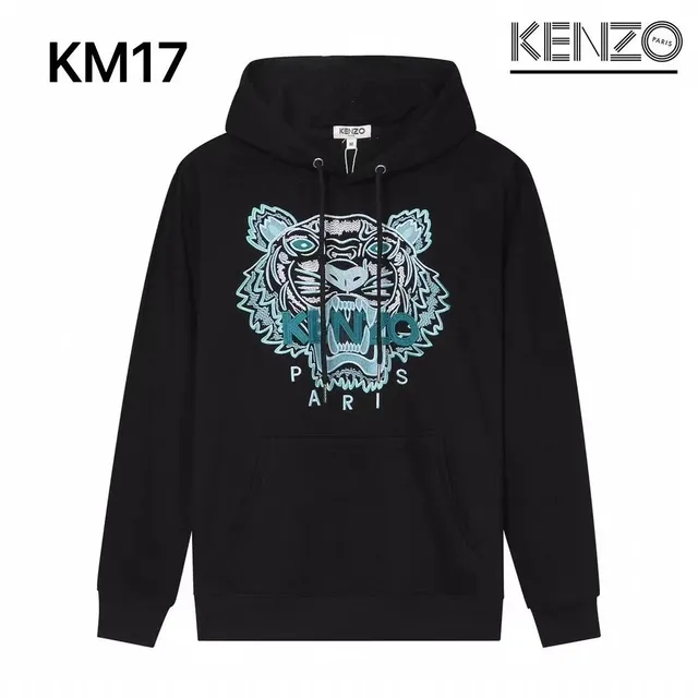 Kenzo Tiger Hoodie Embroidered Tiger