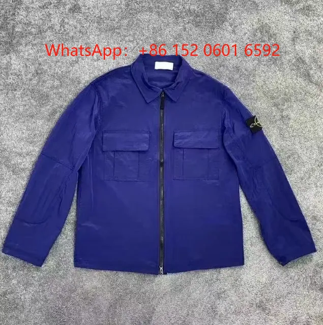 Stone Island Goggle Jacket Navy