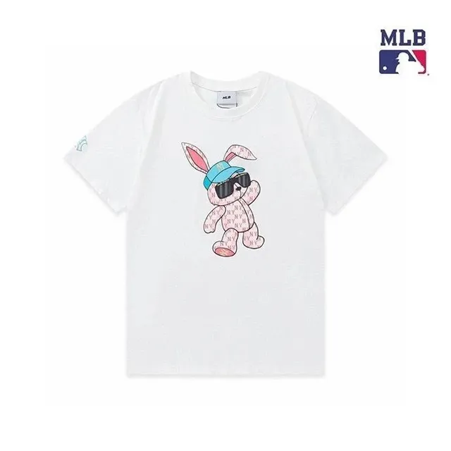 MLB Graphic T-Shirt Bunny with Cap and Sunglasses