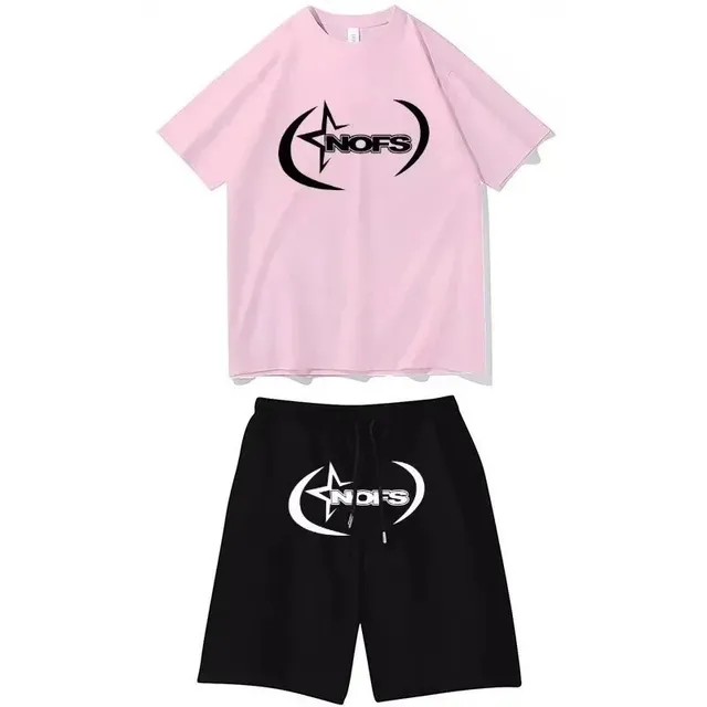 Logo Tee and Shorts Set NOFS Star Logo