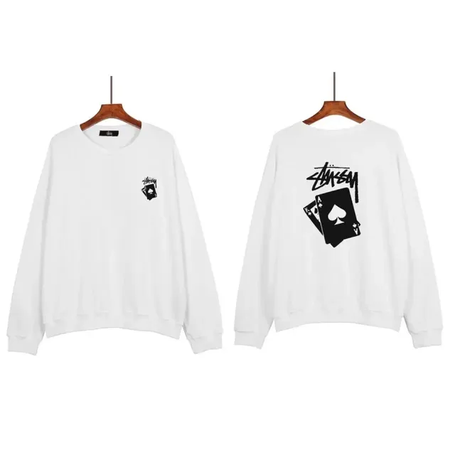 Stüssy Crewneck Sweatshirt Ace Playing Cards