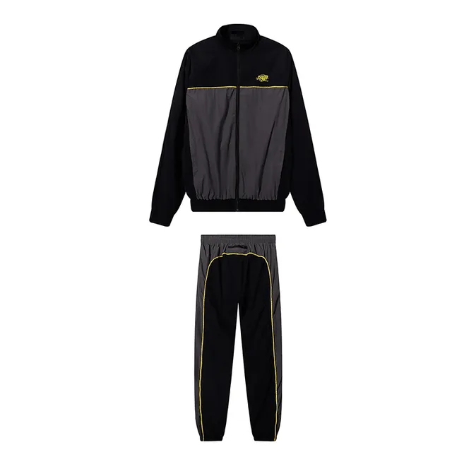 C.P. Company Track Suit Black Grey Yellow Trim