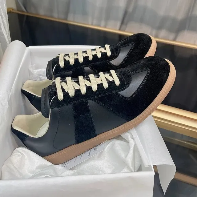 Maison Margiela Tabi Sneaker Black Suede