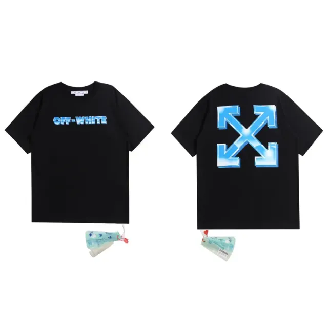 Off-White Arrow Logo T-Shirt Ice Blue Arrow