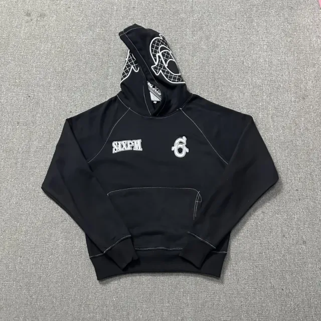 6PM Season Hooded Sweatshirt Grid Logo