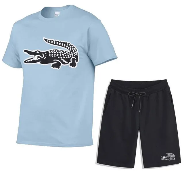 Lacoste Crocodile Logo Set Two-Piece Loungewear