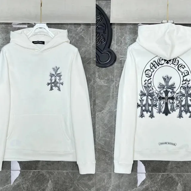 Chrome Hearts Hoodie Cross Print