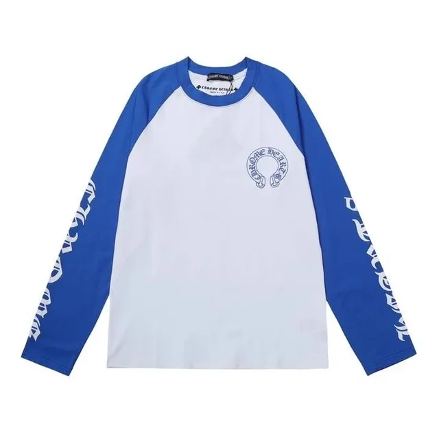 Raglan Long Sleeve Tee Chrome Hearts Logo Print