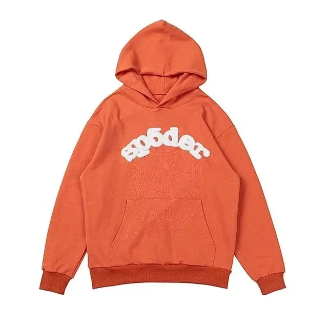 Sp5der Hoodie Spiderweb Embroidery
