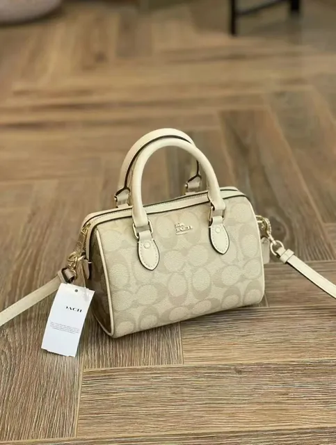 Coach Mini Bowery Signature Canvas
