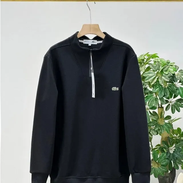 Lacoste Quarter-Zip Sweatshirt Classic Croc Logo