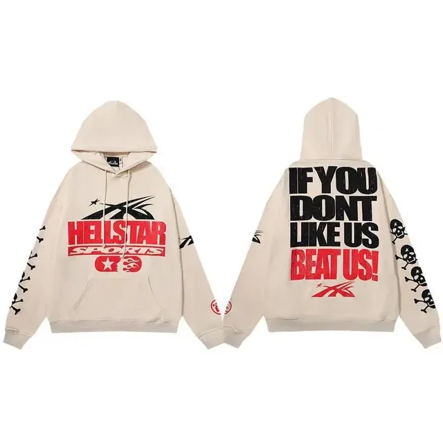 Hellstar Graphic Hoodie If You Don't Like Us Beat Us