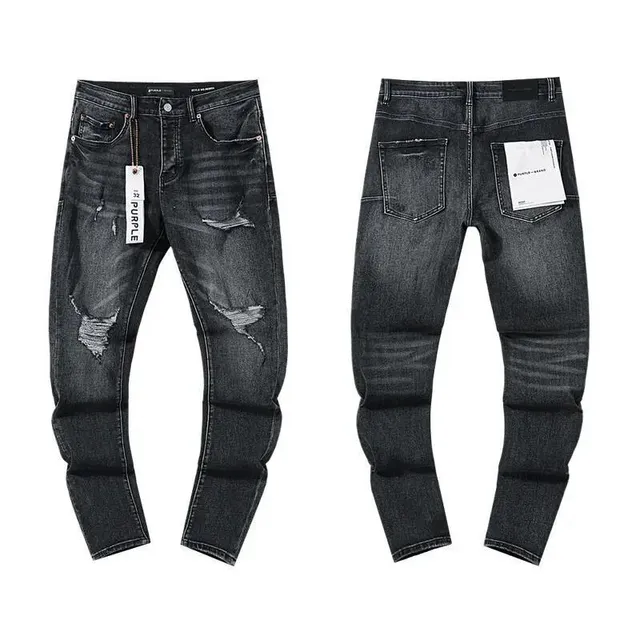 Levi's × Purple Brand 501 Skinny Distressed Black