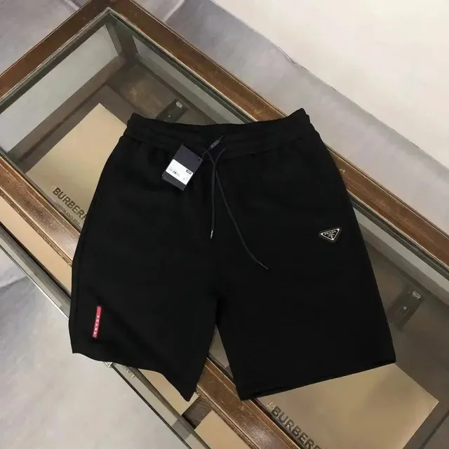Prada Logo-Embroidered Shorts