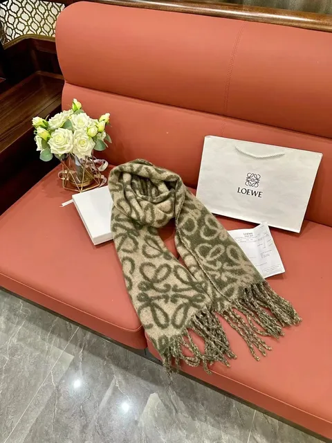 Loewe Logo Scarf Oversized Anagram Print