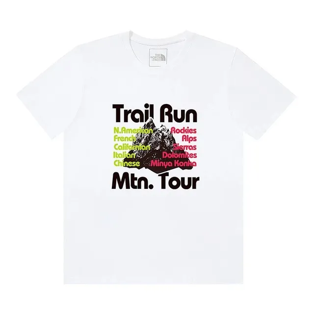 The North Face Trail Run Mt. Tour Tee Mountain Graphic