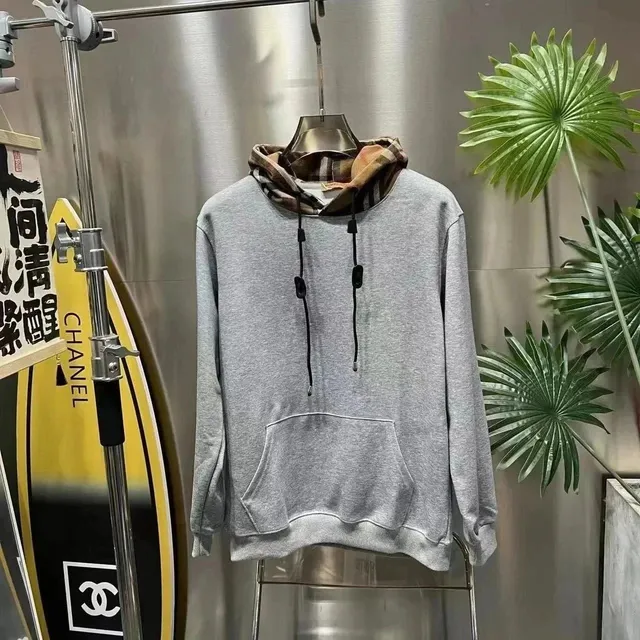 Burberry Hooded Sweatshirt Checkered Hood Lining