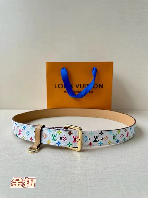 Louis Vuitton Monogram Multicolore Belt Multicolore
