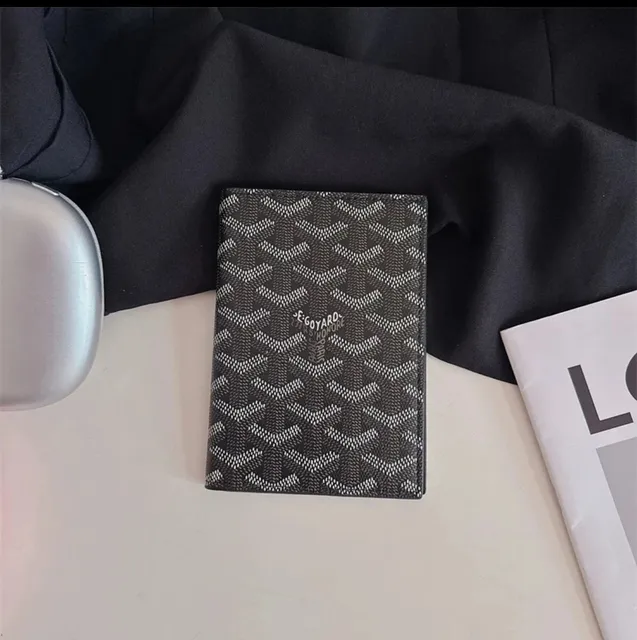 Goyard Saint Louis Passport Cover Chevron Monogram