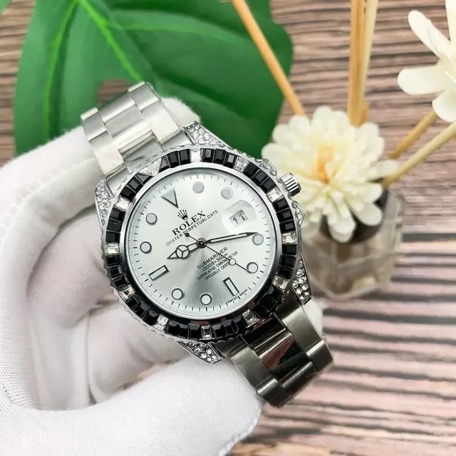 Rolex Submariner Date Diamond and Onyx Bezel