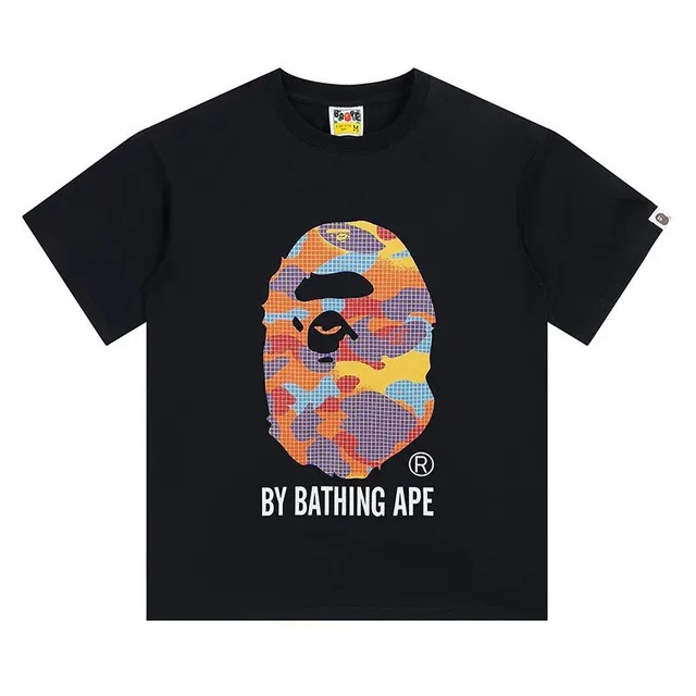 BAPE Ape Head Tee Multi Camo Grid