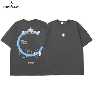 Stone Island T-Shirt Circulo Logo Print
