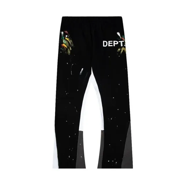 Gallery Dept. Paint Splatter Joggers DEPT. Logo Print