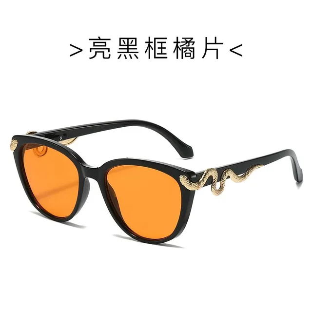 Bulgari Serpenti Cat-Eye Sunglasses Snake-Accented
