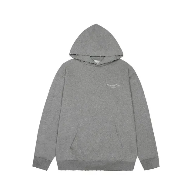 Dior Hooded Sweatshirt Embroidered Logo