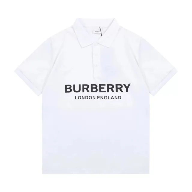 Burberry Polo Shirt Logo Print