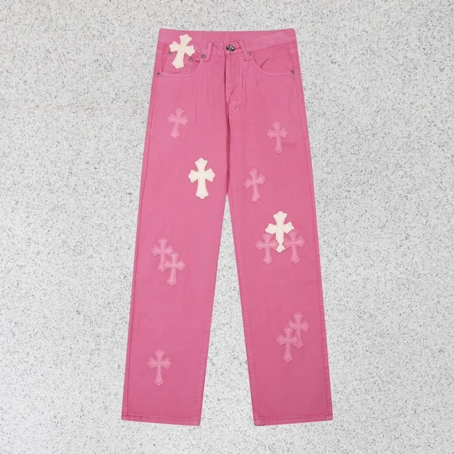 Chrome Hearts Cross Patch Jeans