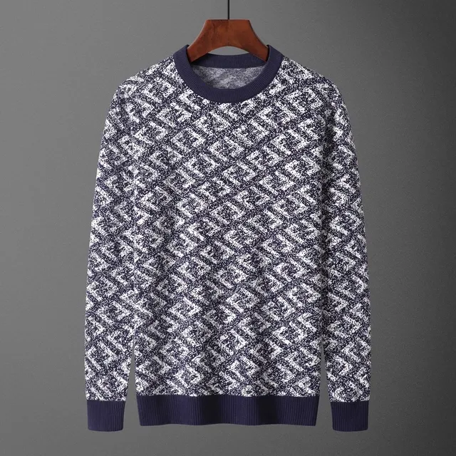 Fendi Knit Sweater FF Logo Intarsia
