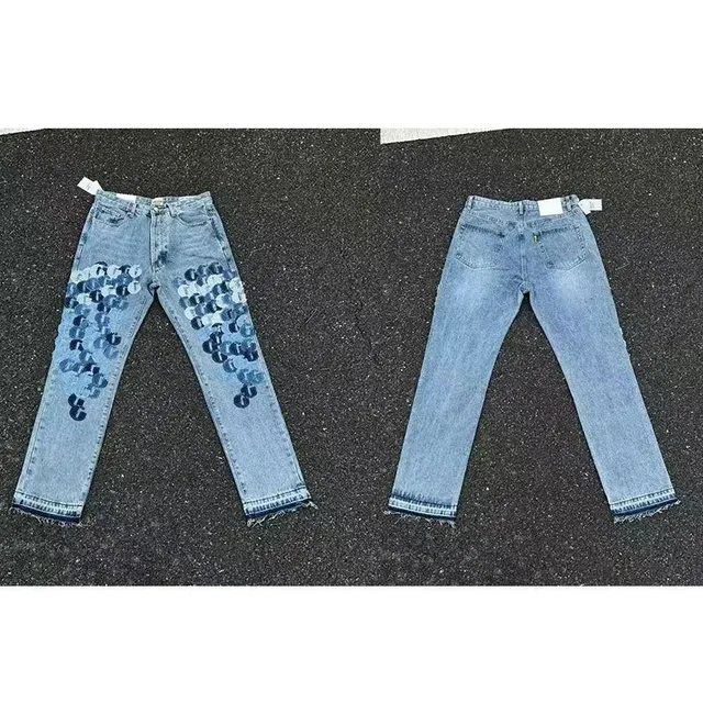 Levi's 501 Straight Fit Jeans Patchwork Print