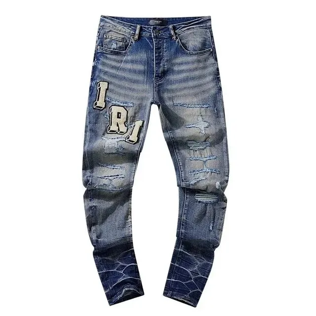Amiri Distressed Jeans I.R.I. Patch