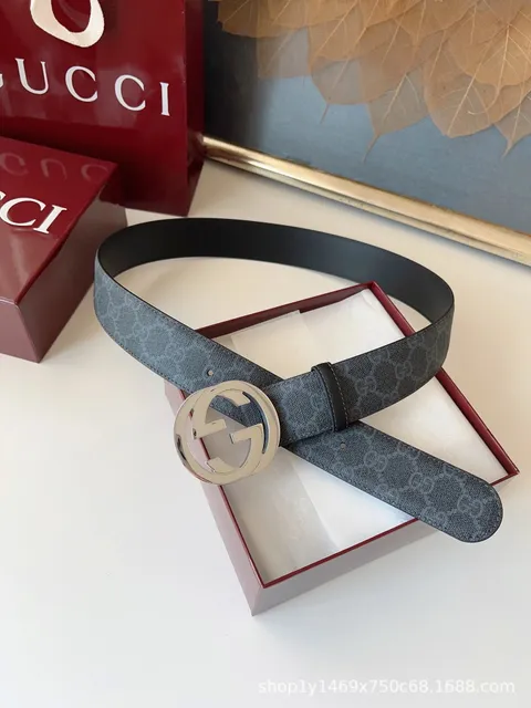 Gucci Horsebit Belt GG Supreme Canvas