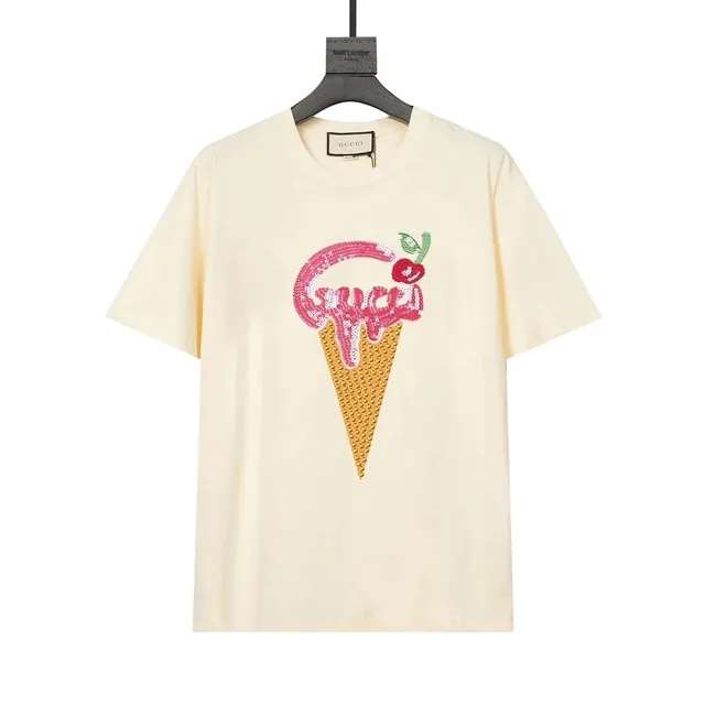 Gucci Ice Cream Tee Sequined Ice Cream Print