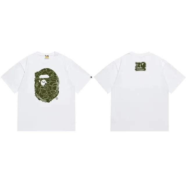 BAPE Shark Tee Camo Ape Head