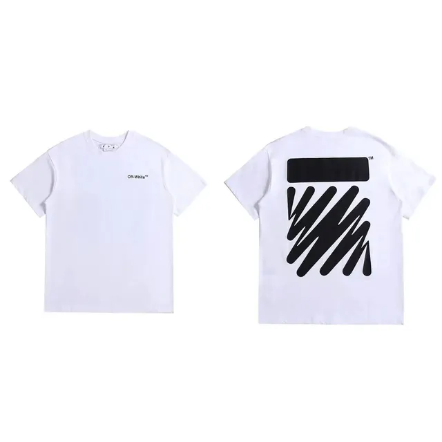 Off-White T-Shirt Diagonal Stripe