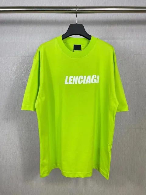 Balenciaga Logo T-Shirt Neon Green