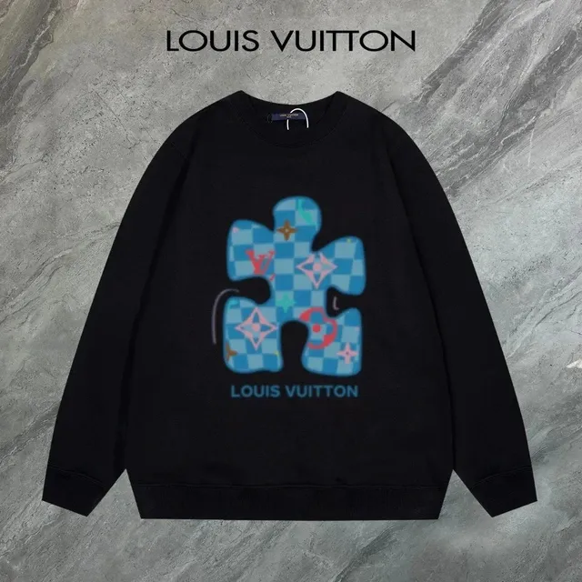 Louis Vuitton Crewneck Sweatshirt Puzzle Print