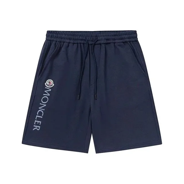 Moncler Logo-Print Shorts Vertical Logo