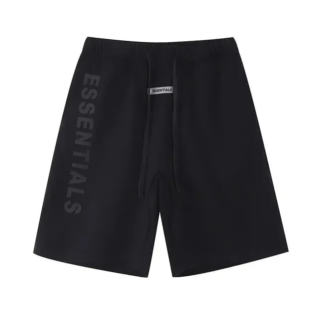 Fear of God Essentials Logo Shorts Black
