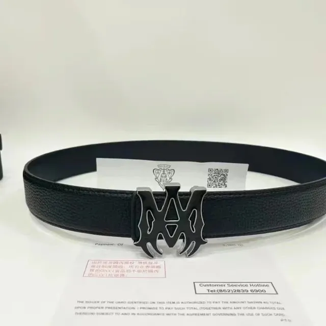 Balenciaga Logo Belt Metallic Logo Buckle