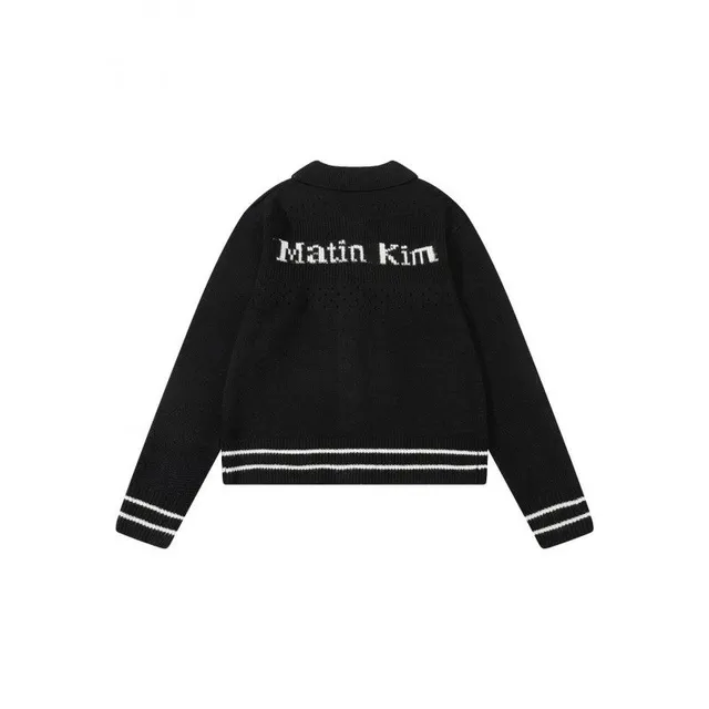 Knit Cardigan Matin Kim Logo Back