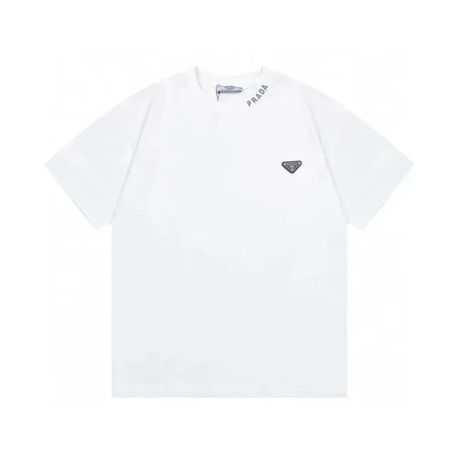 Prada Logo T-Shirt Mini Triangle Logo
