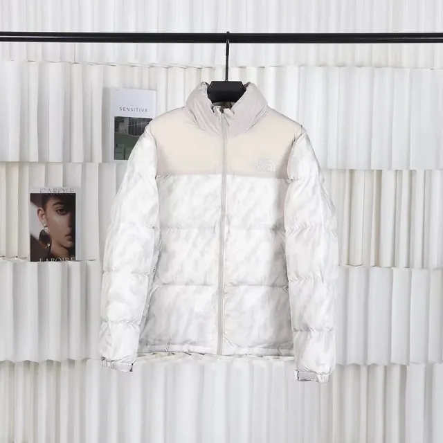 The North Face Nuptse Jacket Marble Print