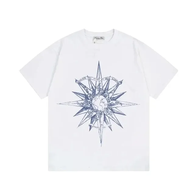 Dior T-Shirt Compass Print
