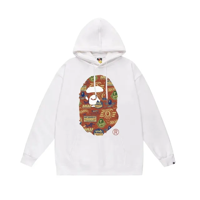 BAPE Hoodie Hot Wheels Ape Head Print