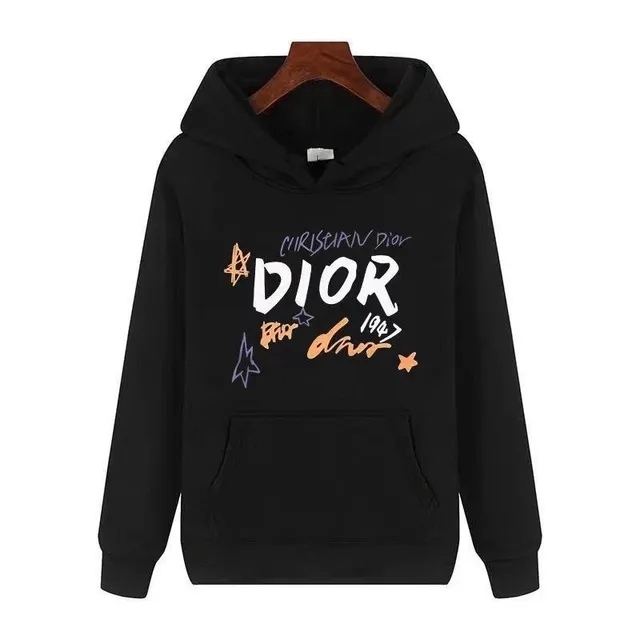 Dior Hoodie Graphic Print
