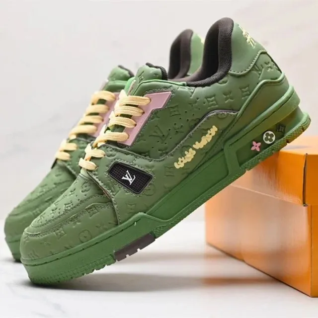 Louis Vuitton LV Trainer Monogram Green